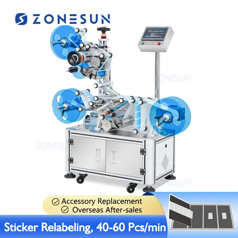 Zonesun ZS-TB890 Roll Automat pentru Roll Băutură Cosmetic Auto-Adeziv Stol Roll Rewinding Mașă de reambalare Reambalat