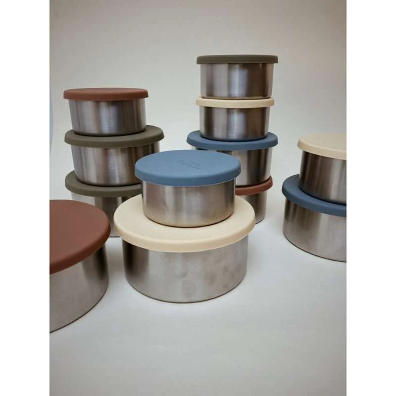 Haps Nordic Trio de recipiente din chromed - Mare - Măslinie