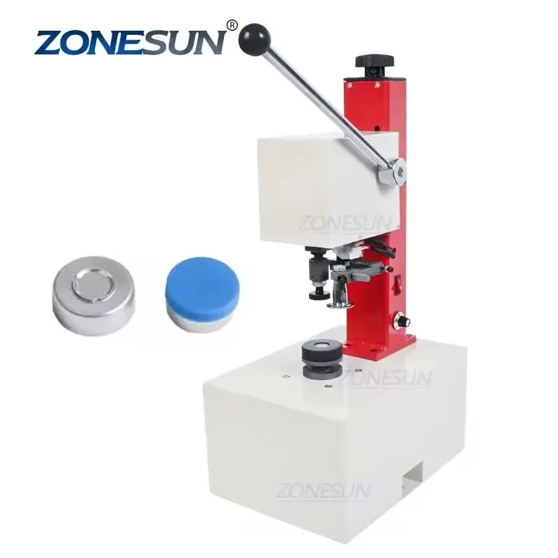 ZS-FKJ1035 10-35mm flacon semi-automat flacon de sticlă Capper flip off Bottle Crimper Metal Caps de aluminiu Mașă electri...