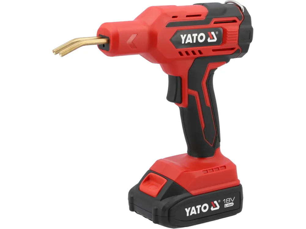 Aparat lipit plastic profesional YATO cu acumulator 18V, 1x2Ah, 60W