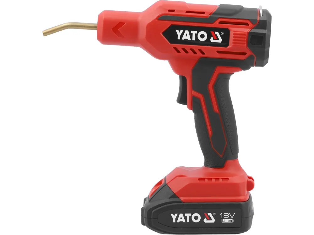 Aparat lipit plastic profesional YATO cu acumulator 18V, 1x2Ah, 60W
