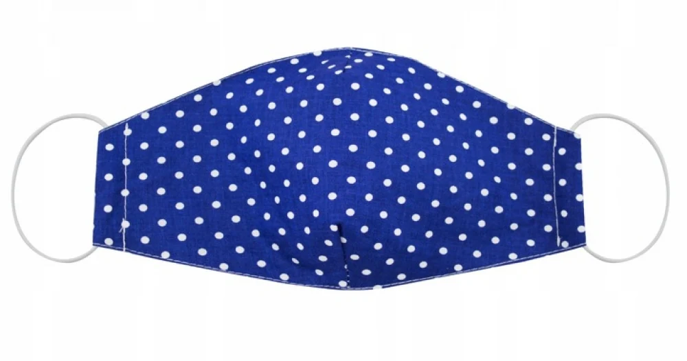 Mască imprimată BLUE DRAPIES