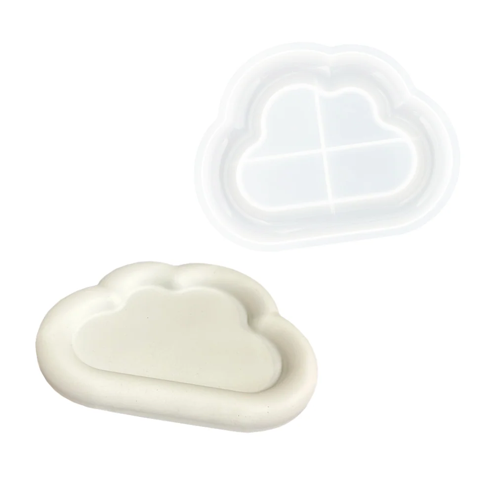 Matriță din Silicon în Formă de Nor - 13,8cm x 17,8cm x 1,8cm