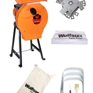Moara pentru cereale Wolfson cu suport metalic - 2in1, 2700W, 200kg/h