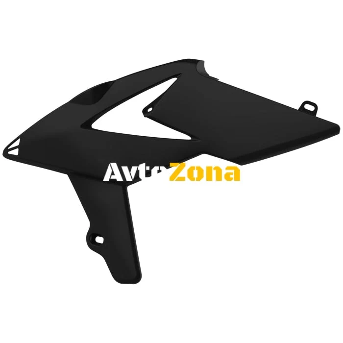 Acoperitoare radiator din plastic Polisport BETA RR250/300 2ST(13->)350/400/450 4ST(13->) - 2013-19 Negru