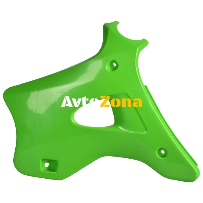 Acoperitoare radiator din plastic Polisport Kawasaki KX125/250 - 1994-98 Verde Culoare OEM