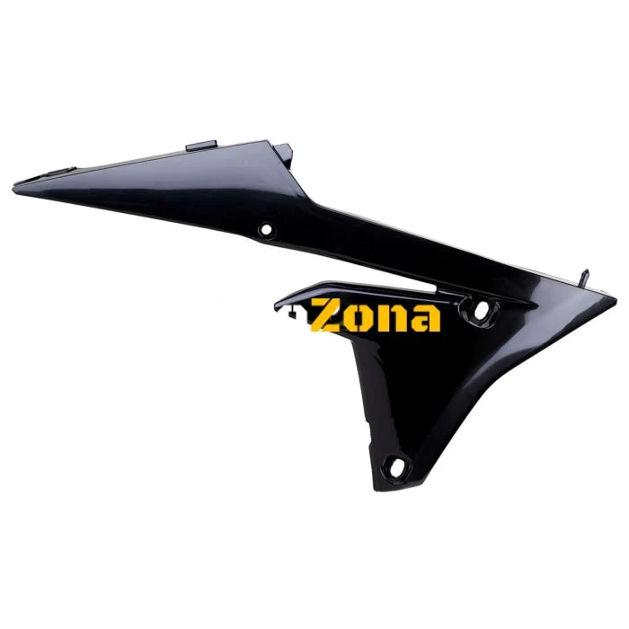 Acoperitoare radiator din plastic Polisport Yamaha YZ125/250 - 2015-20 NEGRU