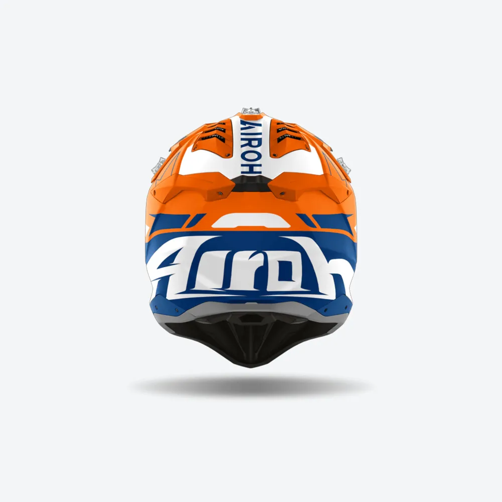 Каска AIROH AVIATOR 3 SPIN ORANGE FLUO MATT