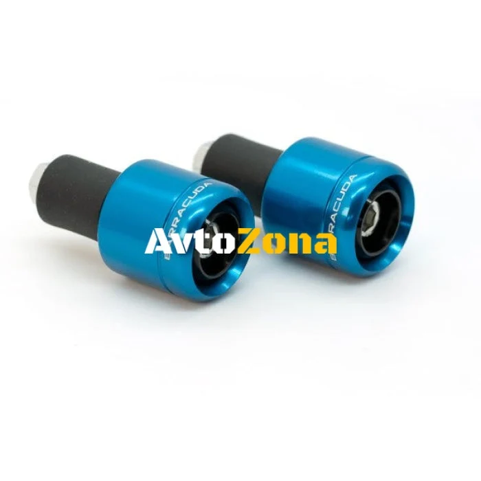 BARRACUDA BAR ENDS BLUE 17mm balancer