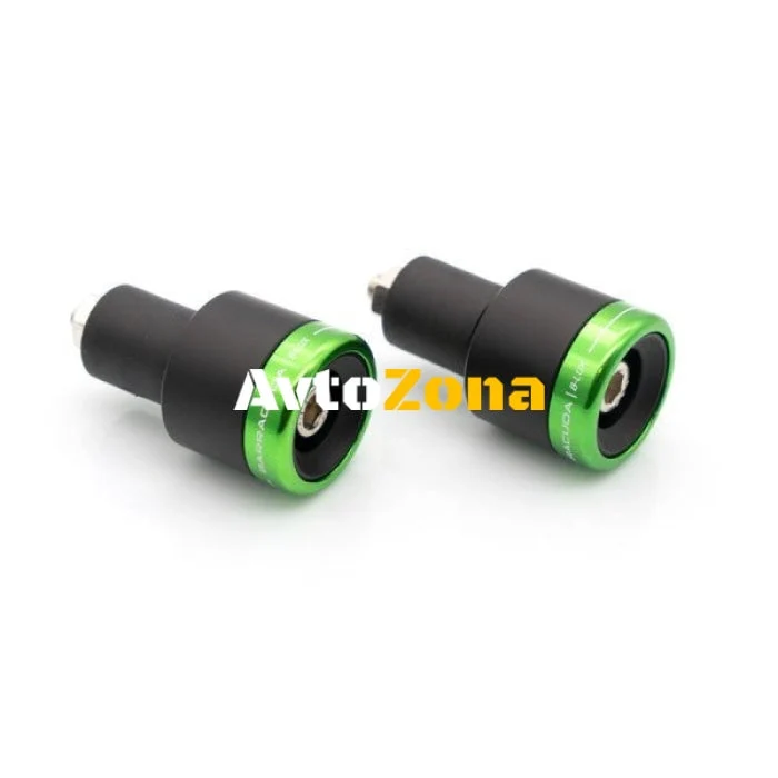 BARRACUDA BAR ENDS B-LUX GREEN 17mm balancer