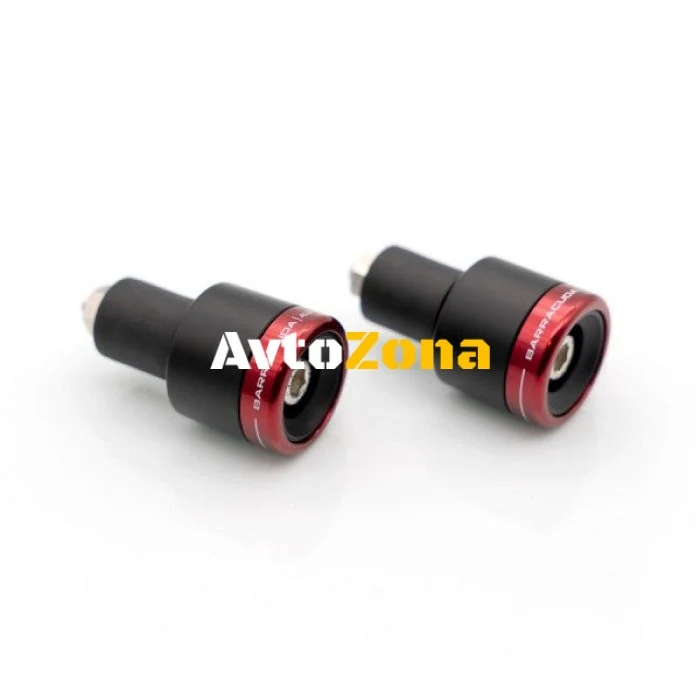BARRACUDA BAR ENDS B-LUX RED 17mm balancer
