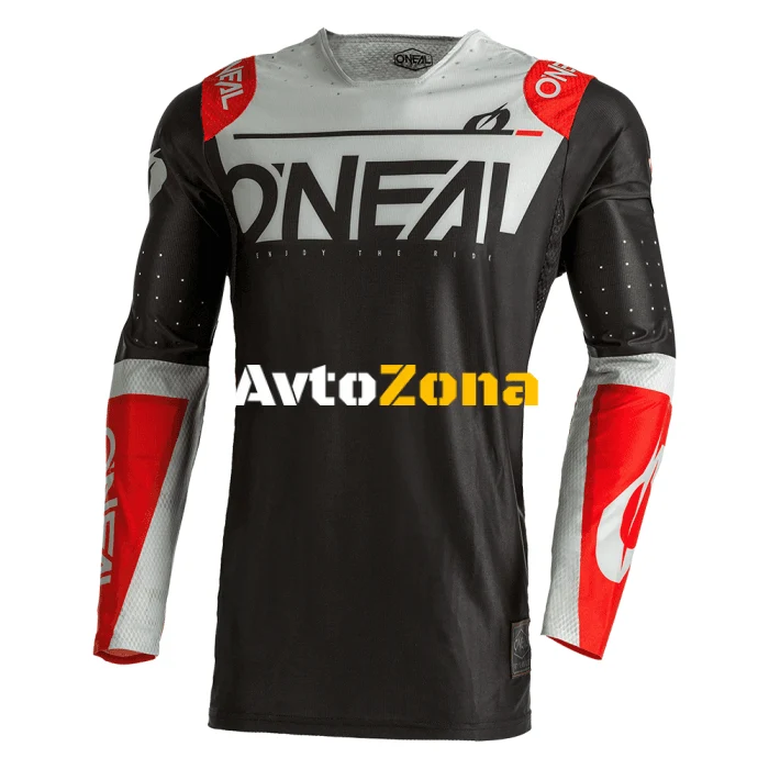Bluză motocross O'NEAL PRODIGY FIVE ONE BLACK/GRAY/RED