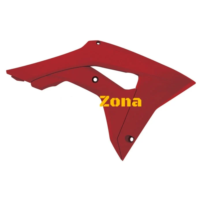 Capac radiator din plastic Polisport HONDA CRF250R - 2018-21 / CRF450R - 2017-20 ROȘU