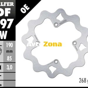 Disc de frână spate Galfer WAVE FIXED DISC WAVE FIXED 190x3mm DF497W