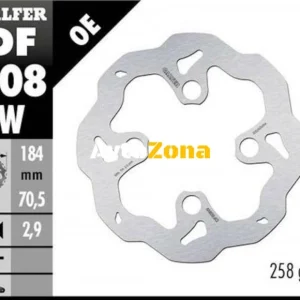 Discul de spire Preden Galfer WAVE FIXED 184x2,9mm DF808W