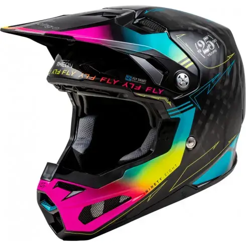 МОТОКРОС КАСКА FLY RACING FORMULA SMART CARBON LEGACY-NEGRU/ALBASTRU/FUSCHIA