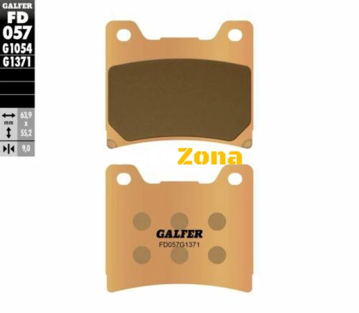 Galfer COMPOUND SINTERIZAT FD057G1371 Plăcuțe Moto față / spate