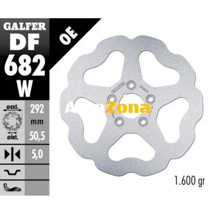 Galfer WAVE FIXED DISC WAVE FIXED 292x5mm DF682W disc spate