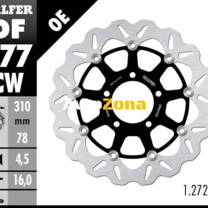 Galfer WAVE FLOATING COMPLETE disc de frână față (C. ALU.) 310x4,5mm DF877CW