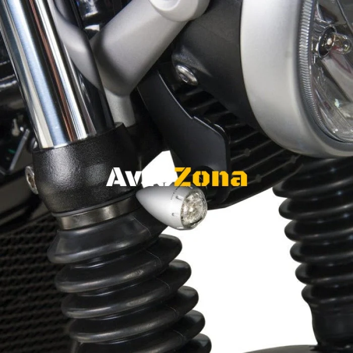Indicatoare de direcție LED pentru motociclete BARRACUDA S-LED B-LUX SILVER