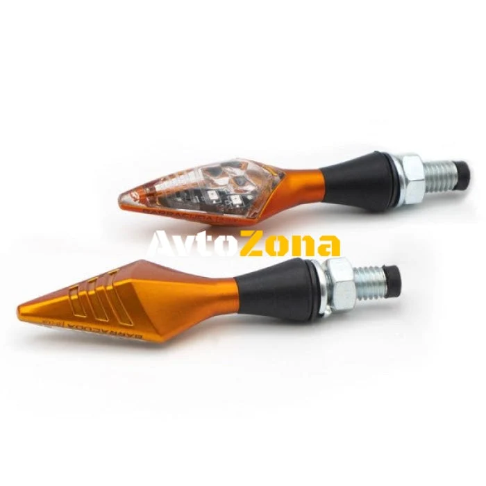 Indicatoare de direcție LED pentru motociclete BARRACUDA X-LED B-LUX ORANGE