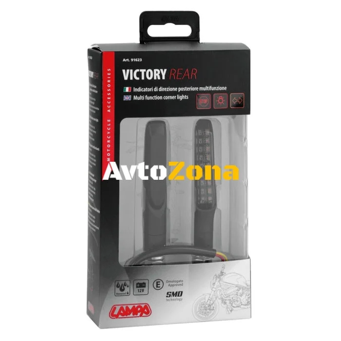 Lumini intermitente cu LED spate Victory 91623
