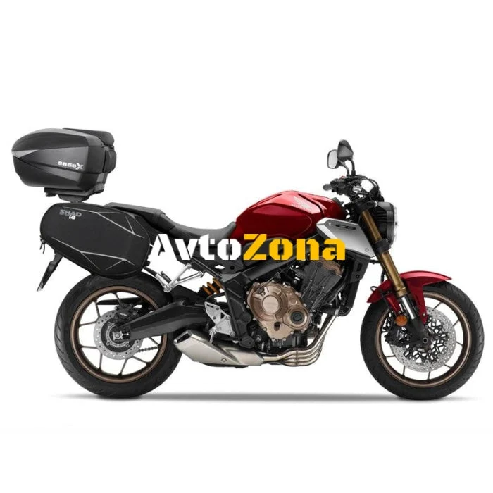 Montaj complet SHAD pe motocicleta H0CR61SE