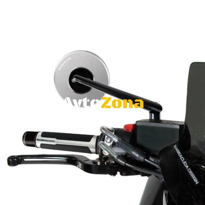 Oglinzi pentru motociclete BARRACUDA SKIN-S B-LUX SILVER