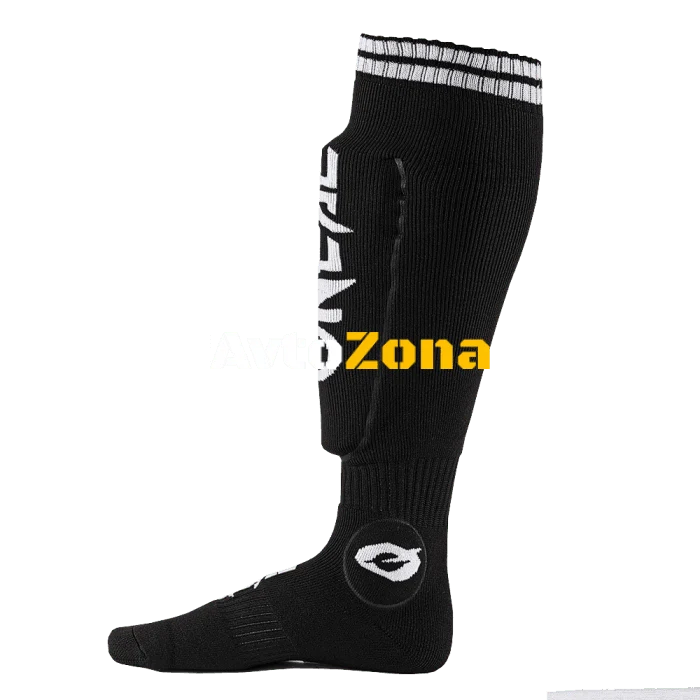 Șosete pentru biciclete cu protector BLACK MTB