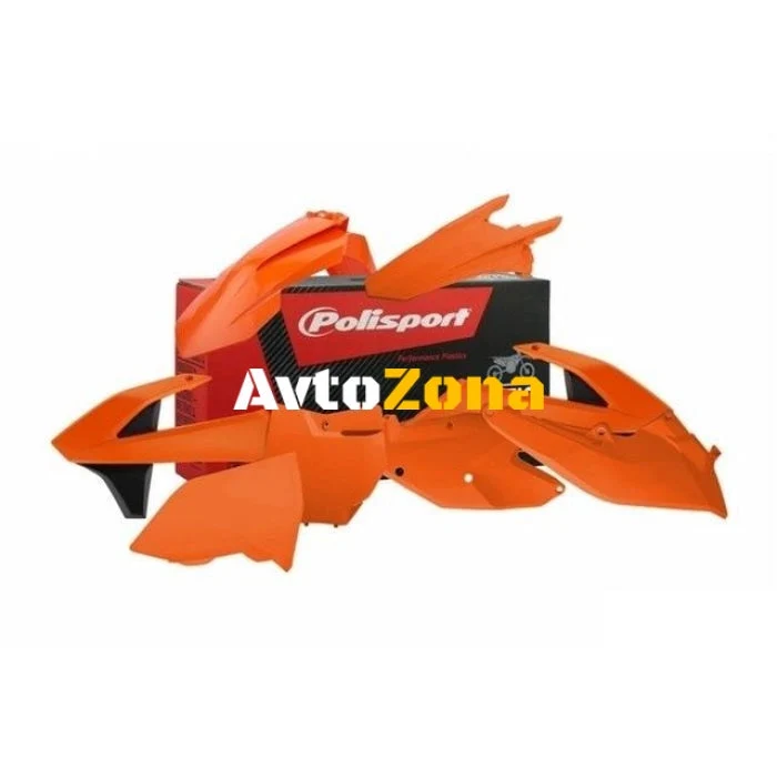 Plastic MX Replica Kit POLISPORT pentru KTM SX-2005-06 / XC-2006-07 Orange