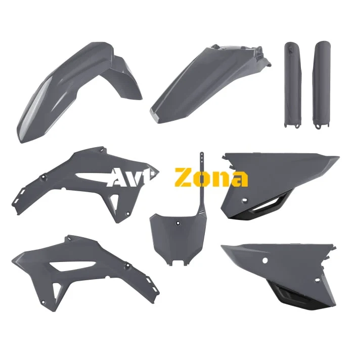 Plastmas MX Kit complet Polisport pentru Honda CRF450R - 2021 Nardo Grey