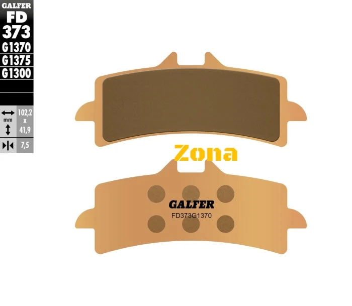 Plăcuțe față de motocicletă Galfer SINTERED COMPOUND FD373G1370
