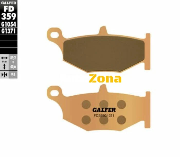 Plăcuțe spate pentru motociclete Galfer SINTERED COMPOUND FD359G1371