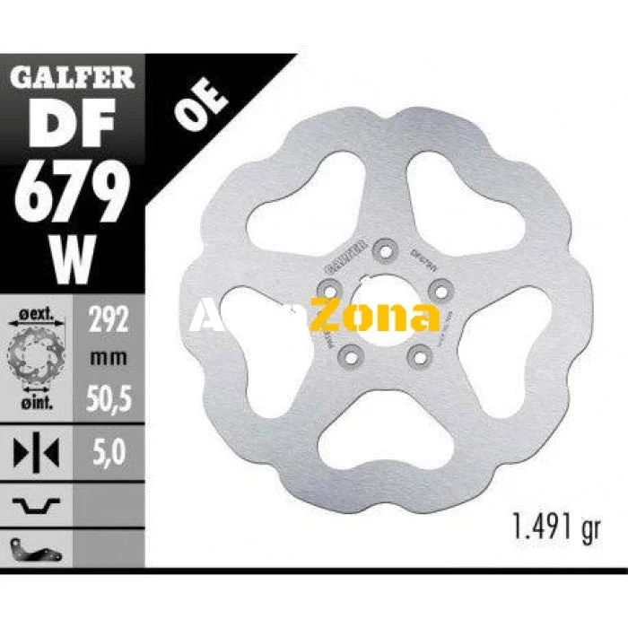 Preden spirachen disc Galfer WAVE FIXED DISC WAVE FIXED DF679W