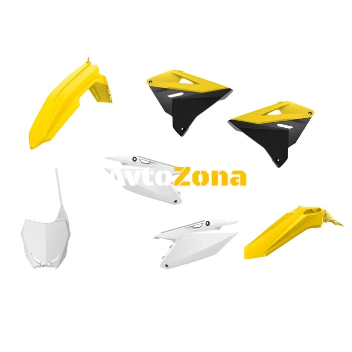 Restyling plastic MX kit POLISPORT pentru Suzuki RM125 / RM250 -2001-08 OEM (19)