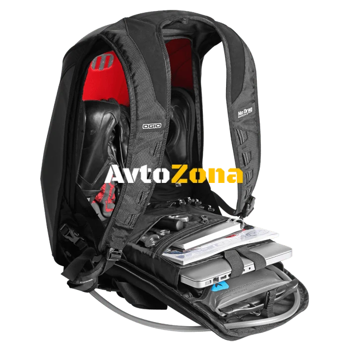 Rucsac pentru motociclete OGIO NO DRAG MACH 3 BLUE/GREY/RED