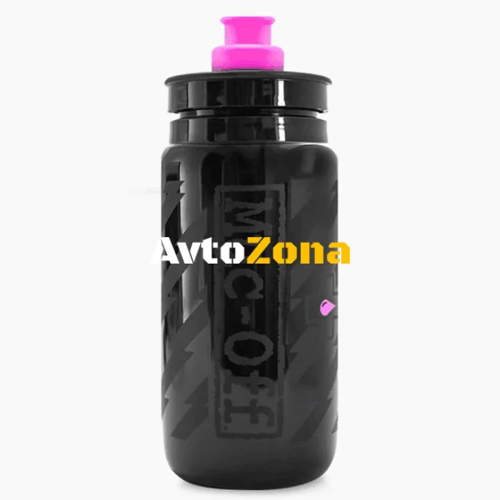 Sticlă de apă Muc-Off x Elite Fly - Negru 550 ml