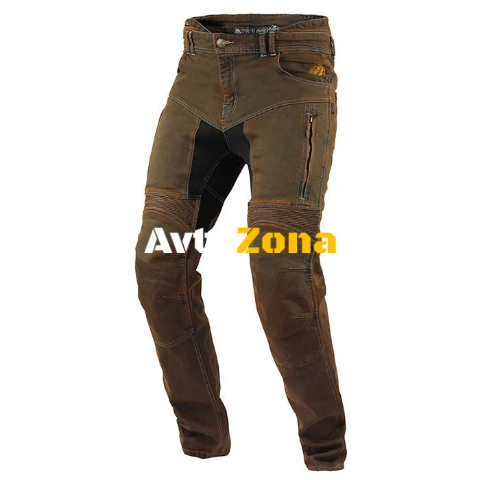 TRILOBITE 661 PARADO SLIM FIT RUSTY BROWN blugi de motocicletă
