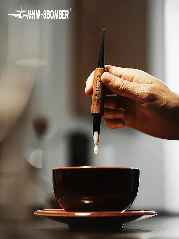 MHW-3BOMBER Coffee Art Needle 152mm (Black & Red Rosewood)