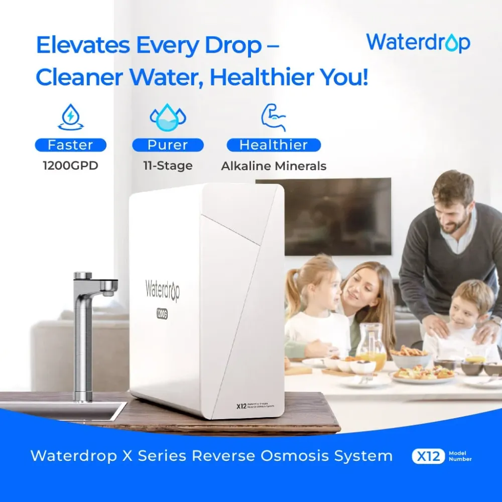 Sistem de osmoză inversă Waterdrop X Series, X12