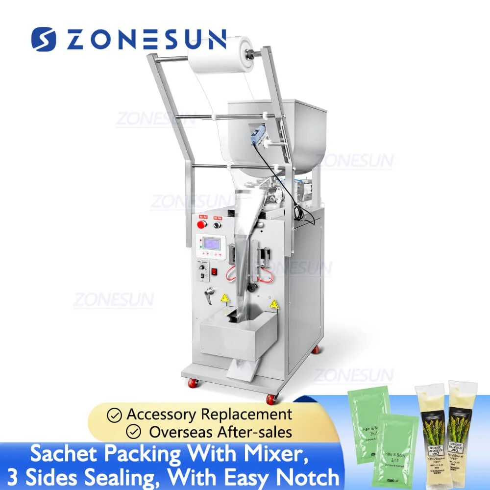 ZONESUN ZS-FS200D1 Automat Vertical Piston Pompa SAUSE SAUCE SACHET PASCAMENT PASCAMENT PENTRU PISĂ ALIMENTARE