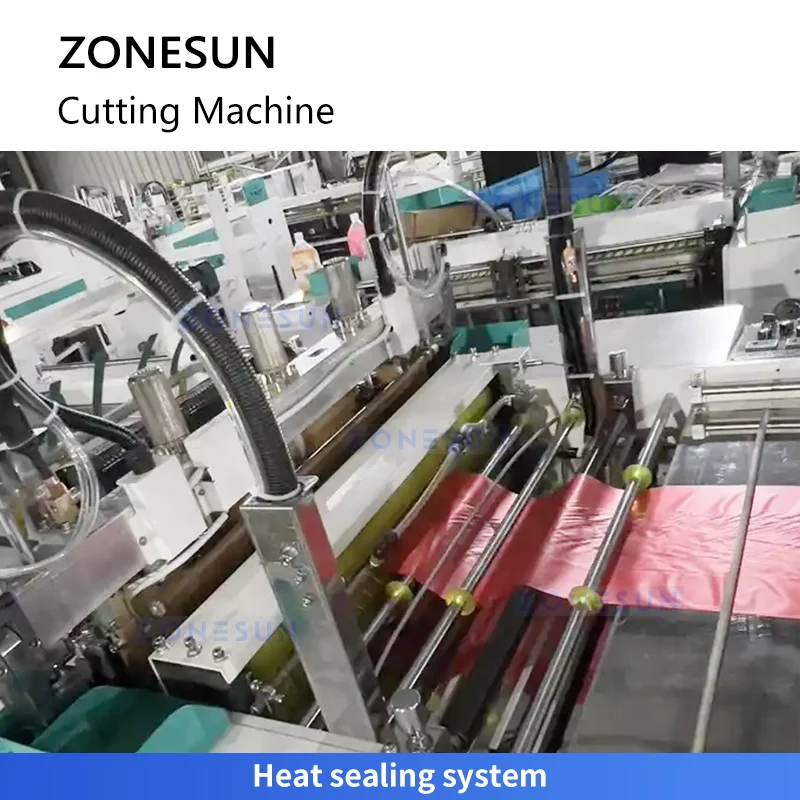 ZONESUN ZS-PCJ1 Plastic Bag Making Machine Waistcoat Bag Cutting Machine