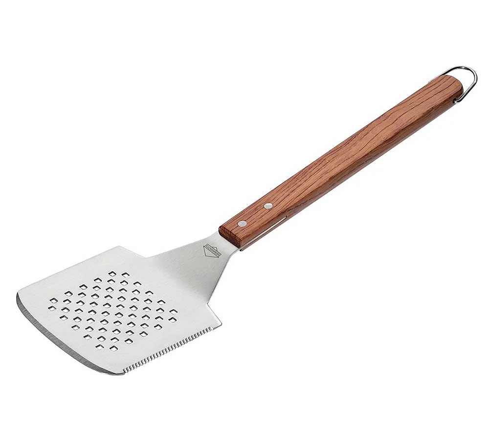 Paleta cu perforatii pentru gratar, inox, colectia Texas BBQ - KUCHENPROFI