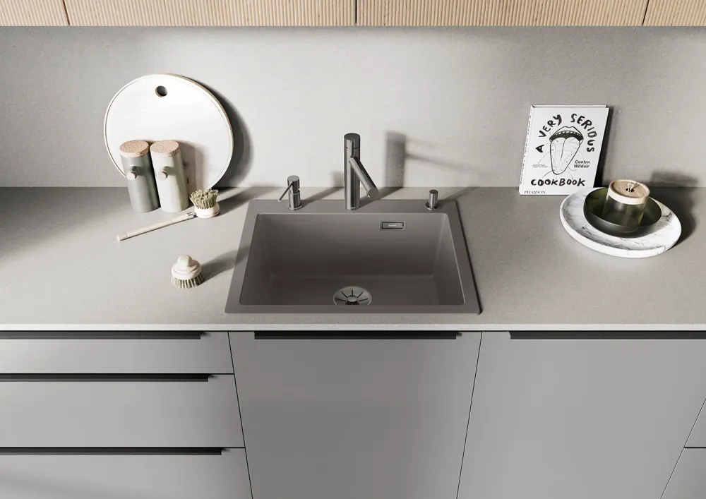 Baterie bucătărie Blanco ALTA-S II – PVD steel HD