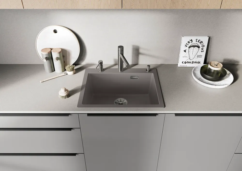 Baterie bucătărie Blanco ALTA-S II – satin platinum HD