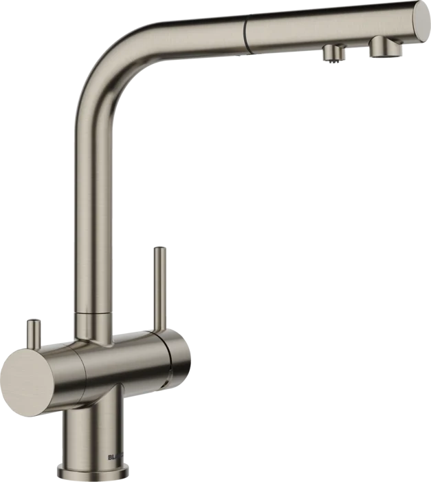 Baterie bucătărie Blanco FONTAS-S II Filter – satin platinum HD