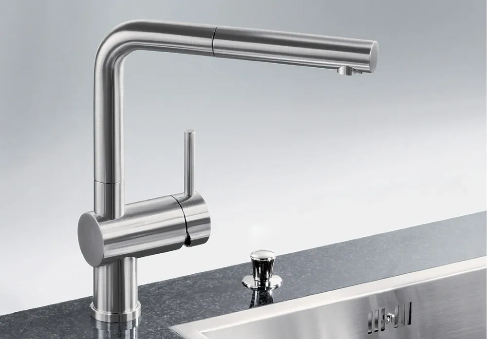 Baterie bucătărie Blanco LINUS-S – satin platinum HD