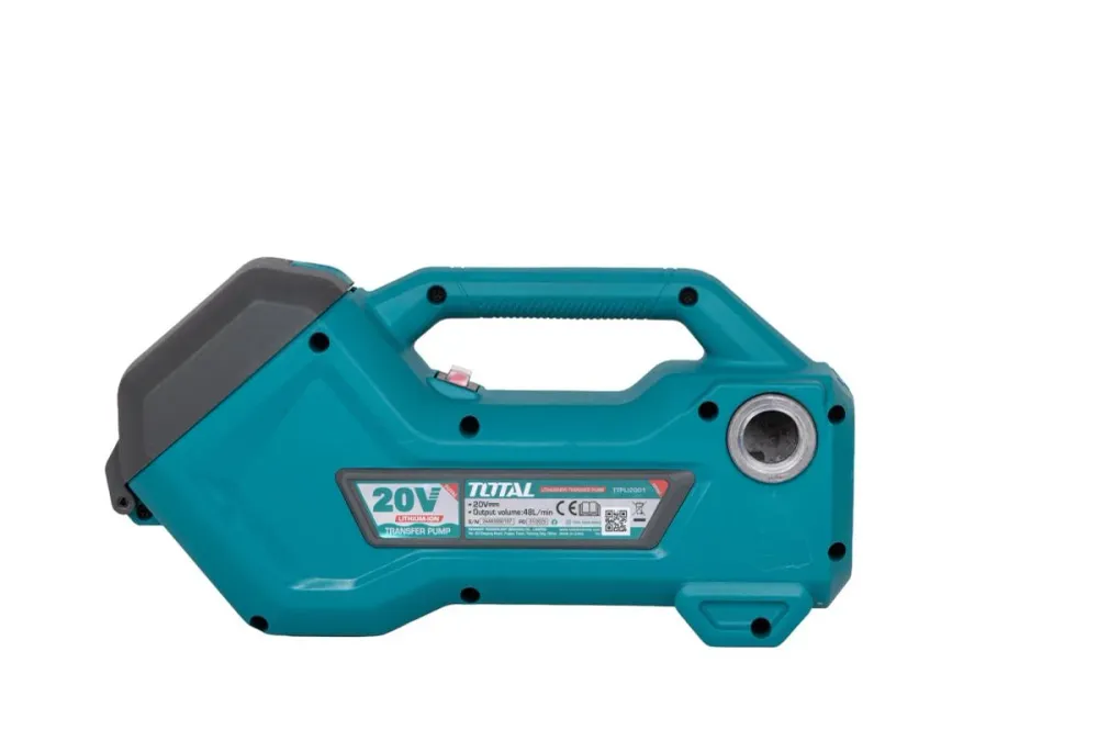 Pompa de transfer TOTAL 20V, 3/4'', pe acumulator, debit 48 l/min, PROFESIONALA