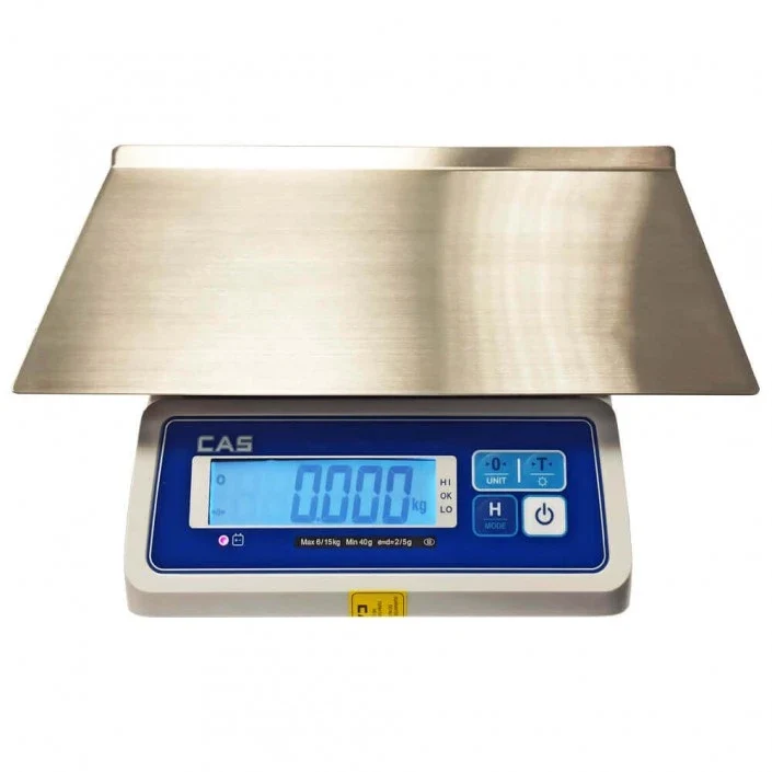 Cantar de verificare cu numarare CAS SWII 15CW 15Kg, waterproof