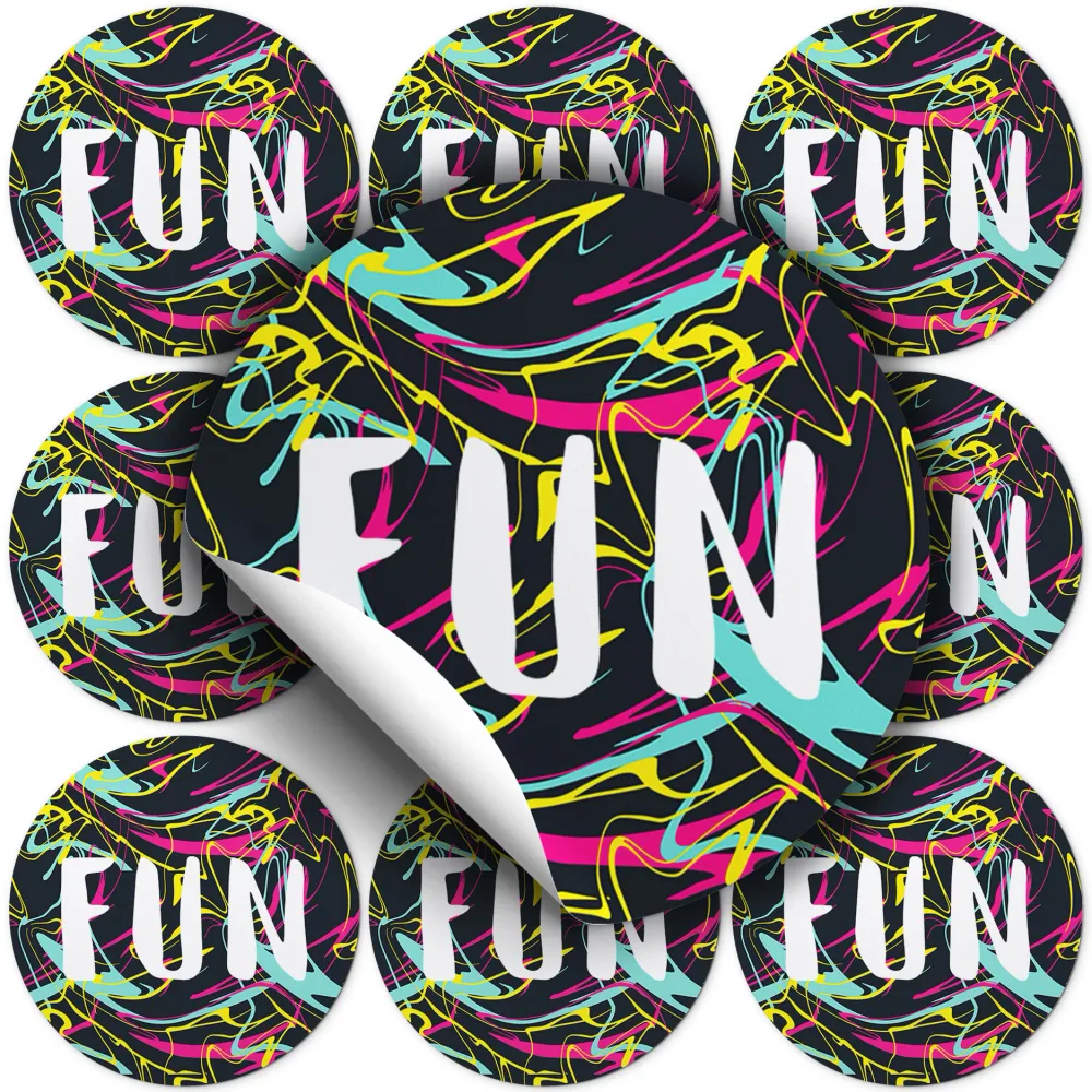 Autocolante decorative FUN 10pcs.
